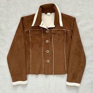 VTG RANCH DRESSING SUEDE MIDI COAT